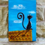 Tablou "Nostalgic Cat"