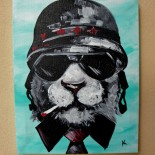 Tablou "Aviator Cat"