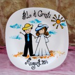 Wedding Plate "Happy"