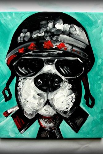 Tablou "Aviator Dog"