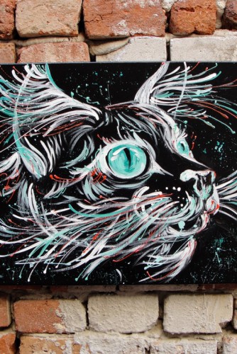 Tablou "Galactic Cat"