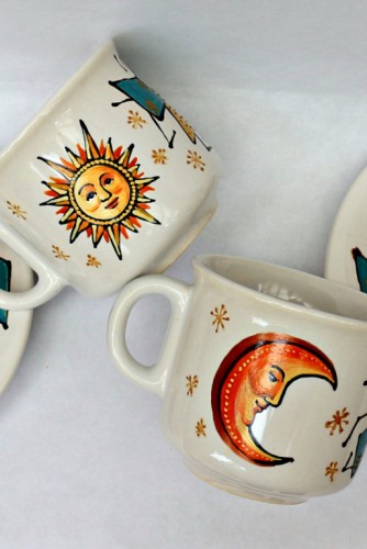 Set cafea / ceai "Sun&Moon"