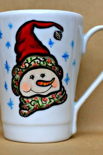 Cana Tematica de Craciun "Cute Snowman"