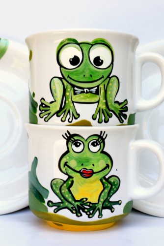 Set cafea "Cute Frogs"