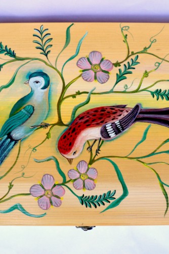 Cufar bani nunta "Vintage Birds"