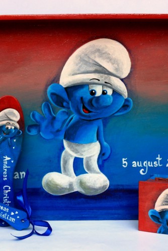 Set pentru moț "Smurf"