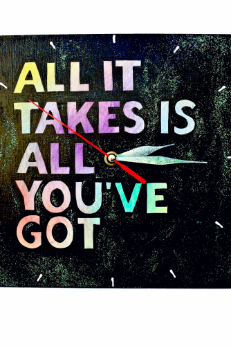 Ceas de perete "All it takes"