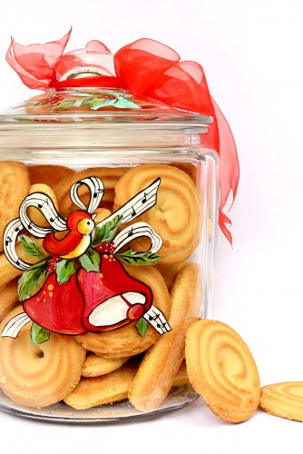 Cookie Jar "Red Bow"