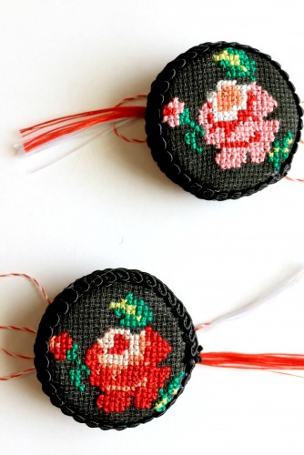 Brose Martisor cusute manual "Roses"