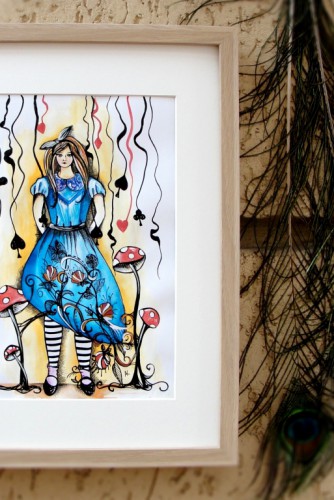 Ilustratie "Alice in Wonderland"