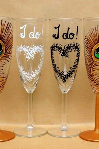 Set pahare nunta "I Do"