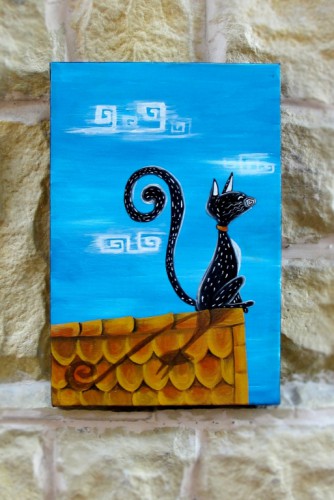 Tablou "Nostalgic Cat"