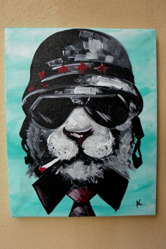 Tablou "Aviator Cat"